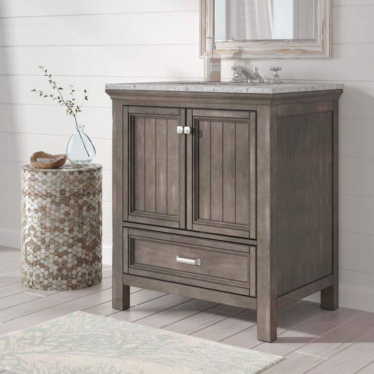 Beachcrest Home Melgar 30" Single Bathroom Vanity Base Only & Reviews